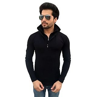 Buy Tees Collection Mens Stylish Black 