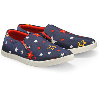 Juandavid MenS Red Slip On Sneakers Shoes (147 Red)