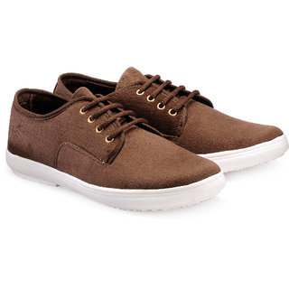 Juandavid MenS Brown Slip On Sneakers Shoes (913 Brown)