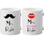 TiaCreation Mr. and Mrs. Right Mug Pair Best for Everyday gift use