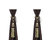 JARS Collections Polyester Tie Backs-Brown  Set of 2