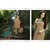 Tuba Georgett  Semi stitched printed plazzo suit with embroidery for women