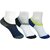 Jack  Ginni Men's Multicolour Cotton Loafer Footie/No Show Socks - Pack Of 3