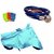 Bull Rider Bike Body Cover with Mirror Pocket for Hero Hunk (Colour Cyan) + Free (Microfiber Gloves + Helmet Safety Lock) Worth Rs 250