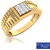 0.20 Ct Natural Diamond Mens Ring 14K Hallmarked Gold Ring GR-0001