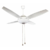 Crompton Greaves Luster Eros 4 Blades 1300mm Ceiling Fan (Pearl Silver White)