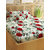 Story @ Home 120 TC 100 Cotton Red 1 Double Bedsheet With 2 Pillow Cover