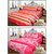 JBG Home Store Set of 2 Cotton Double Bedsheet with 4 Pillow covers
