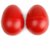 Sg Musical Generic 1 Pair Plastic Percussion Musical Egg Maracas Shakers - Red