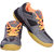 Feroc Gray Orange Unisex Badminton Shoe
