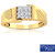 Certified 0.20ct White Diamond Mens Ring 14K Hallmarked Gold Ring GR-0003
