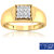 0.20ct Certified Natural Diamond Mens Ring 14K Hallmarked Gold Ring GR-0005