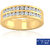 Certified 0.88ct White Diamond Mens Ring 14K Hallmarked Gold Ring GR-0014
