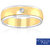 0.10ct Natural White Diamond Mens Ring 14K Hallmarked Gold Ring GR-0023