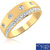 Certified 0.36ct White Diamond Mens Ring 14K Hallmarked Gold Ring GR-0027