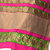 Khoobee Presents Embroidered Georgette Dress Material(Pink,Green)
