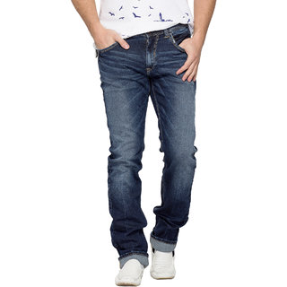 Buy Spykar Blue Low Rise Slim Fit Jeans 