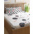 Ahem Homes White Double Bedsheet With 2 Pillow Cover(MT1205-AH)