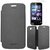Flip Cover for Micromax A110 Canvas 2 Superfone with Screen Guard- Black