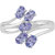 925 Sterling Silver Tanzanite Gemstone Ring by Allure Jewellery