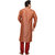 RG Designers Rust Kurta pyjama Set