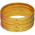Pourni Set Of 12 Gold Plated Bangles