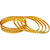 Pourni Set Of 8 Gold Plated Bangles