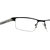 Cardon Black Rectangular Half Rim Eyeglasses-LCEWCD524REOUKx8804xBLK