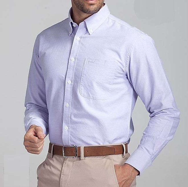 plain shirt light colour