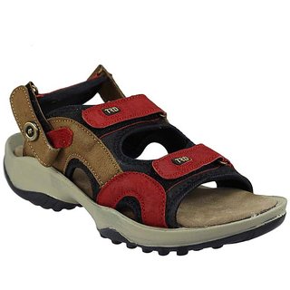 TRIAD Red Floater Sandals