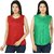 Klick2Style Fancy Solid Top Combo  Top-2008red-2018Grn