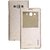 Casotec Premium Caller-Id Flip Case Cover Flip Case Cover For Samsung Galaxy A7 - Golden gz267562