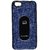 Casotec Metal Back Tpu Back Case Cover For Micromax Canvas Fire 4 A107- Drak Blue gz2650208