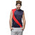Campus Sutra Sleeveless Blue T-Shirt For Men