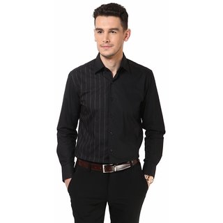 Dazzio Men's Black Club Wear Shirt