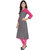 Rangeelo Rajasthan Multicolor Striped Cotton Stitched Kurti