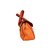 Imported PU Leather Shoulder  Hand Bag For Women Orange