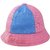 Wonderkids Heart Patch Blue  Pink Girls Hat