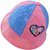 Wonderkids Heart Patch Blue  Pink Girls Hat