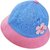 Wonderkids Floral Patch Blue Girls Hat