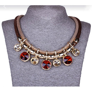 Red  Gold Colour Necklace