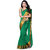 Meia Green Art Silk Badge Saree With Blouse