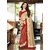 Indian Beauty Brocade Self Design Lace Border Saree With Blouse ( Colours Available)