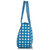 Earthen Me Polka Dots Fashion Jute Bag - Blue