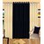iLiv Stylish curtains combo set of 4 -2blknd2cream5ft
