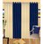 iLiv Stylish curtains combo set of 4 -2creamnd2blu7ft