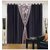 iLiv Stylish curtains combo set of 4 -3blkwid1tissu7ft