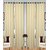 iLiv Stylish Door curtains combo set of 4 7ft - 4cream7ft