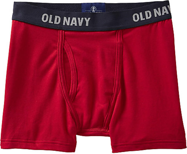 Buy old navy boxer briefs cotton red color Online @ ₹249 from