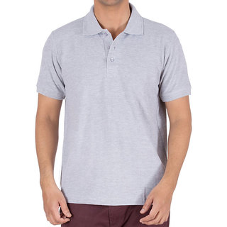 Buy Plain Half Sleeve Collar T Shirt Premium SOFT MATTY Fabric Colour ...